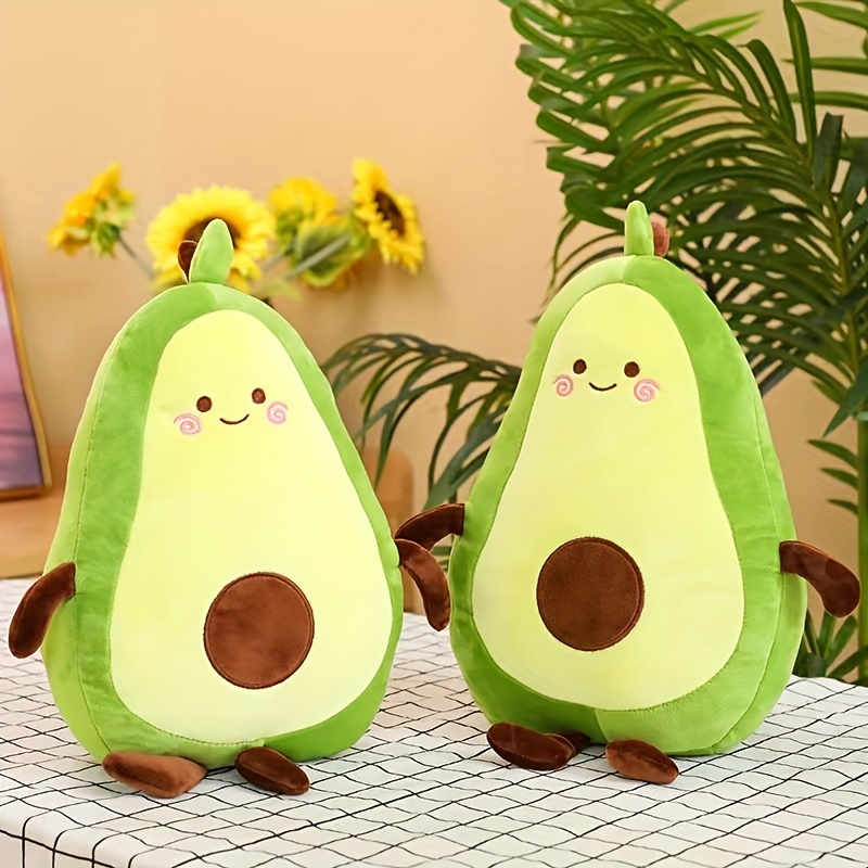 1pc Kawaii Avocado Plush Doll Toy - Soft And Cuddly Sleeping Pillow For  Boys And Girls