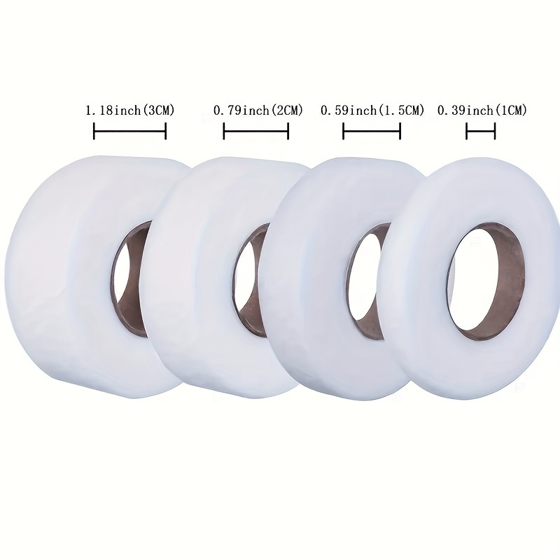 4 Rollos/lote De Cinta Adhesiva De Tela Blanca De 1 Pulgada (3 Cm) Y 25  Yardas, Sin Necesidad De Coser, Dobladillo Fácil, Cinta Termoadhesiva De  Material Pe, Mode de Mujer