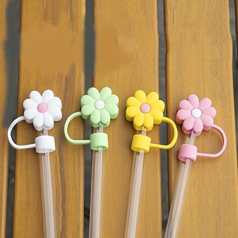 Straw Tips Cover, Reusable Straw Toppers, Kawaii Cow Series Silicone Straw  Sleeve , Decorative Straw , For Party Favor Bags,birthday Party, Friends  Gathering, Dustproof Straw Covers, Party Supplies, Chrismas Halloween Gifts  - Temu