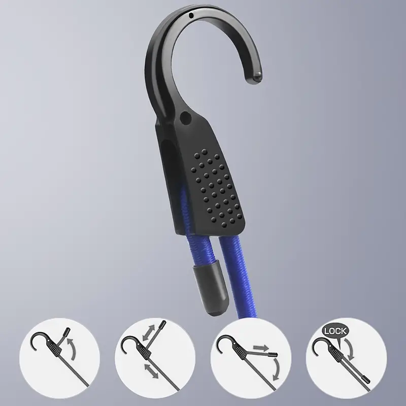 Adjustable Elastic Cord Hook Luggage Lashing Strap Perfect - Temu