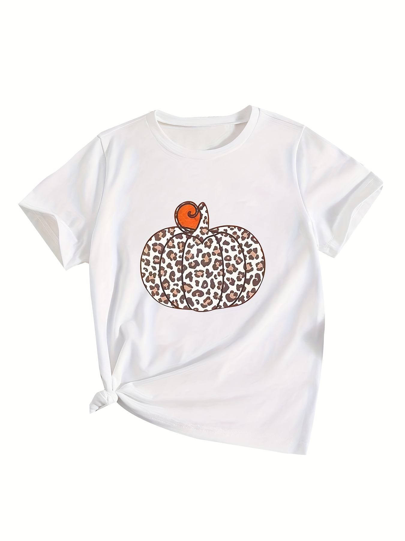 Camiseta Casual Manga Corta Beb Dise o Calabaza Animada Temu Chile