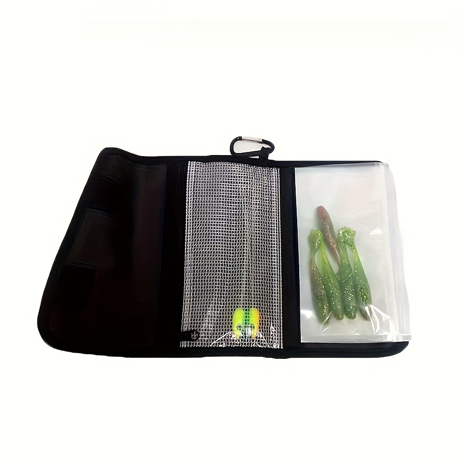 Small Portable Canvas Soft Bait Storage Bag Fishing - Temu