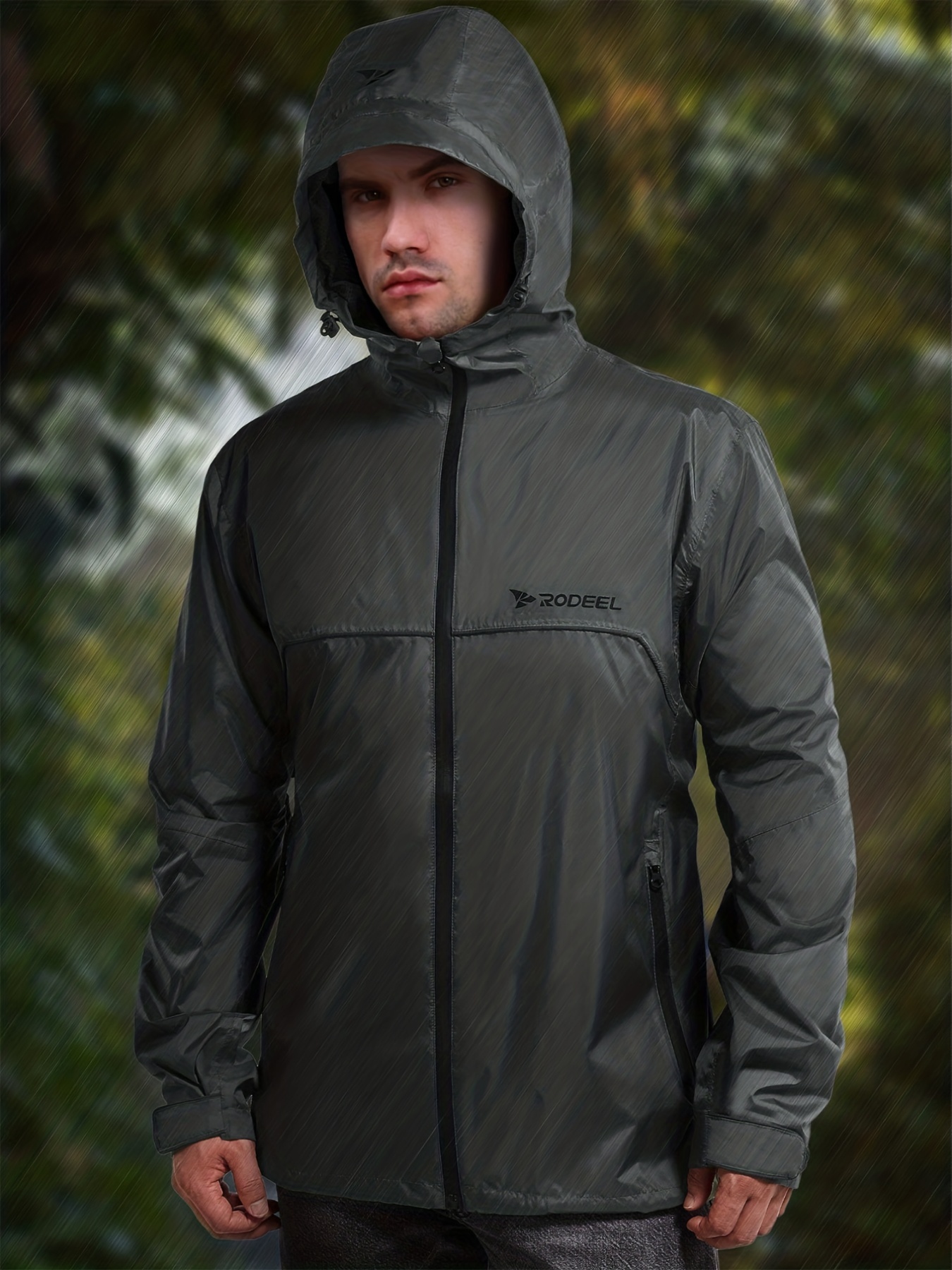 Cycling rain best sale jacket with hood