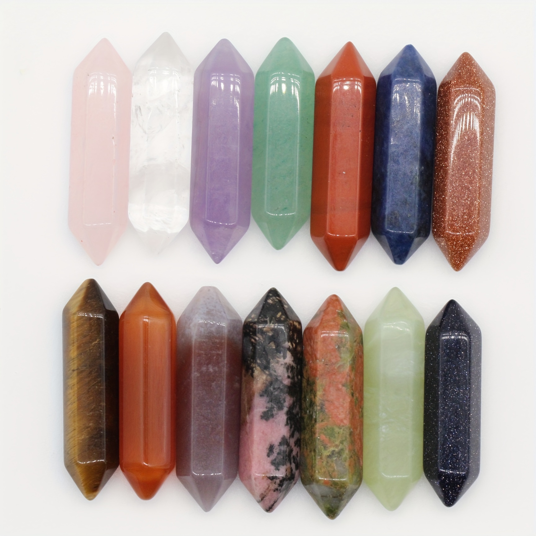 10 Tipos Piedras Preciosas Cristales Curativos Piedras - Temu Chile
