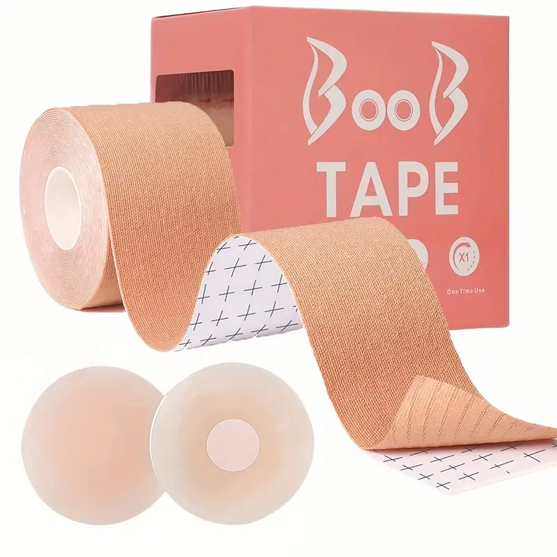  2 Rolls Bra Tape Boob Tape Strapless Professional