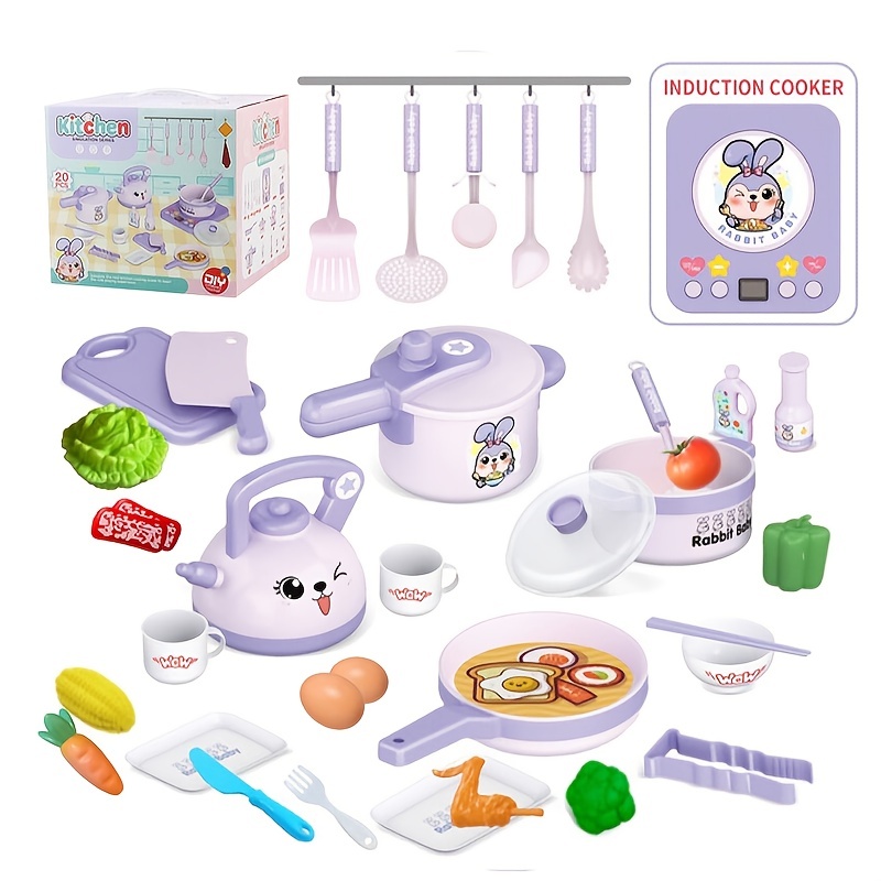 Kids' Kitchen Toy Set: Mini Electric Can Add Water Rotation - Temu