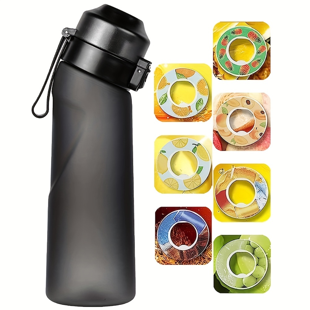 Sports Scented Water Bottle With 7 Flavour Pods 0 Sugar - Temu
