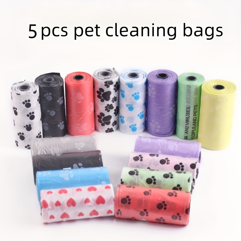 TEMU 5/10rolls , Disposable , - And Pet Bag For , Bag Dispenser