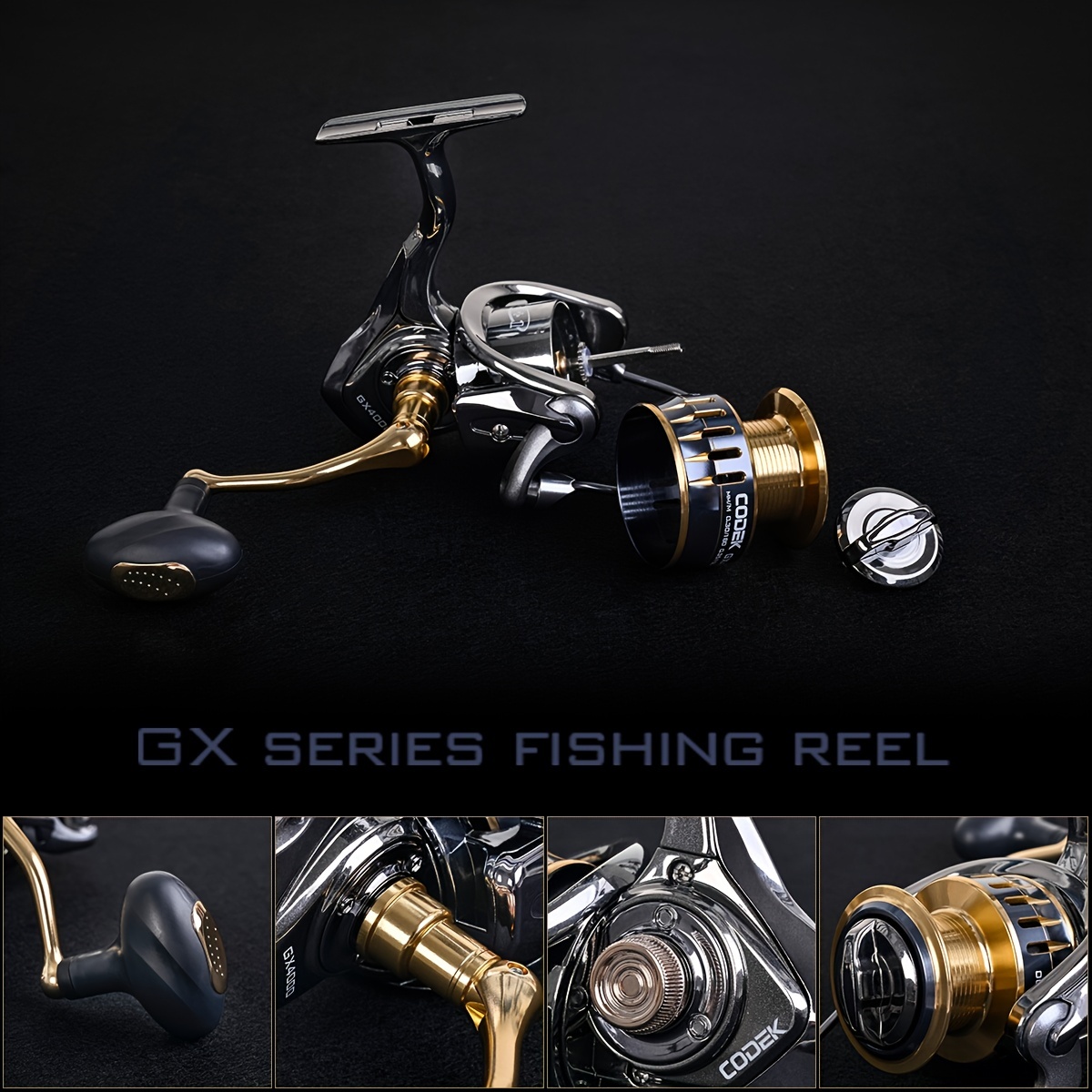 LEOFISHING Spinning Reel - 13+1 BB, Lightweight, Ultra Smooth, CNC Line  Management, Graphite Frame - Ideal for Saltwater and Freshwater Fishing