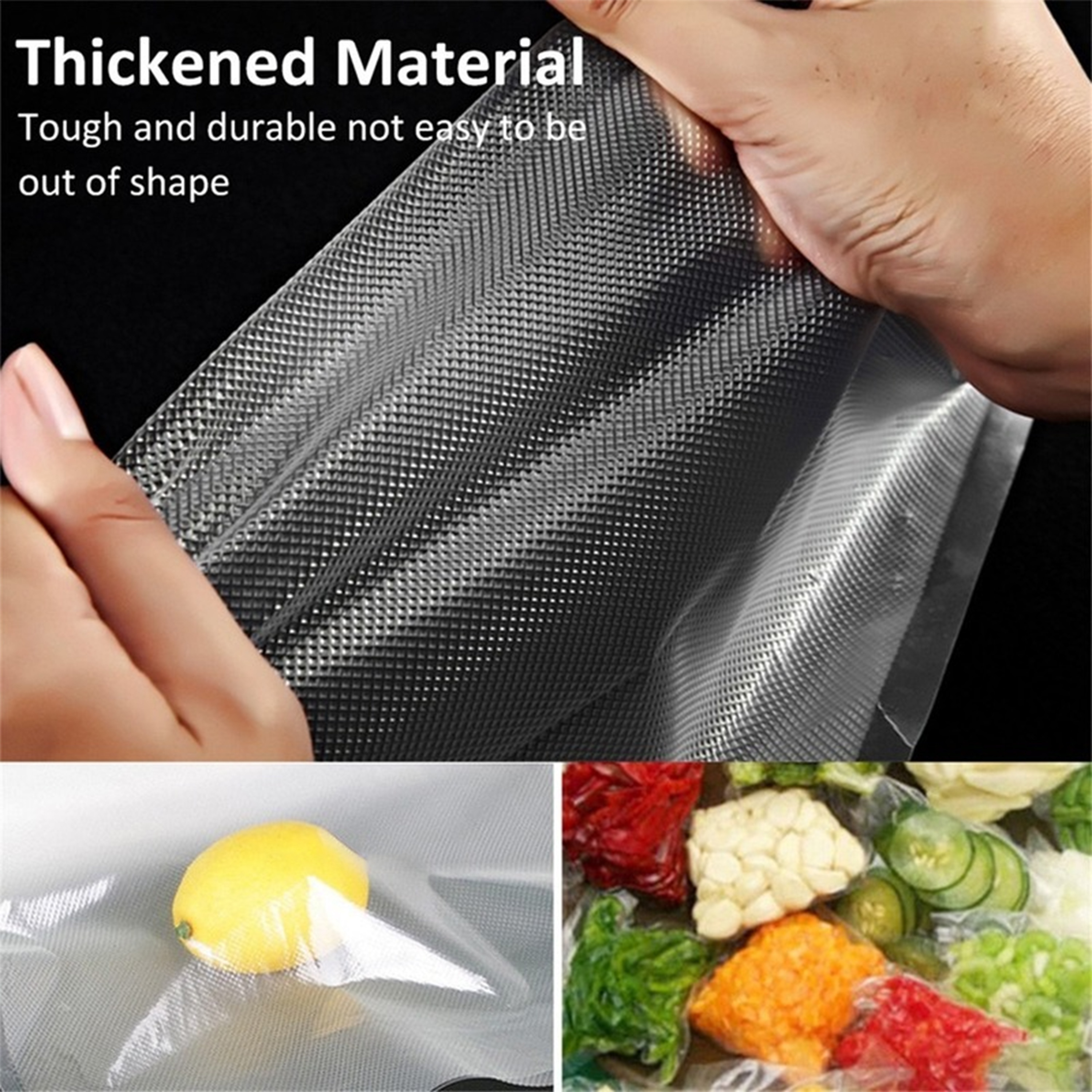 Vacuum Sealer Bags,, For Food Saver, Seal A Meal, Bpa Free, Great For Vac  Storage, Meal Prep Or Sous Vide, Kitchen Accessories - Temu