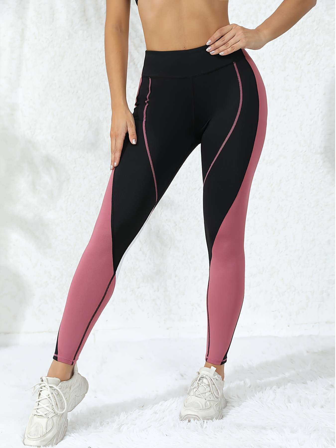 Leggings deportivos para mujer con ropa deportiva ajustada de bolsillo para  correr yoga Labymos pantalones de mujer