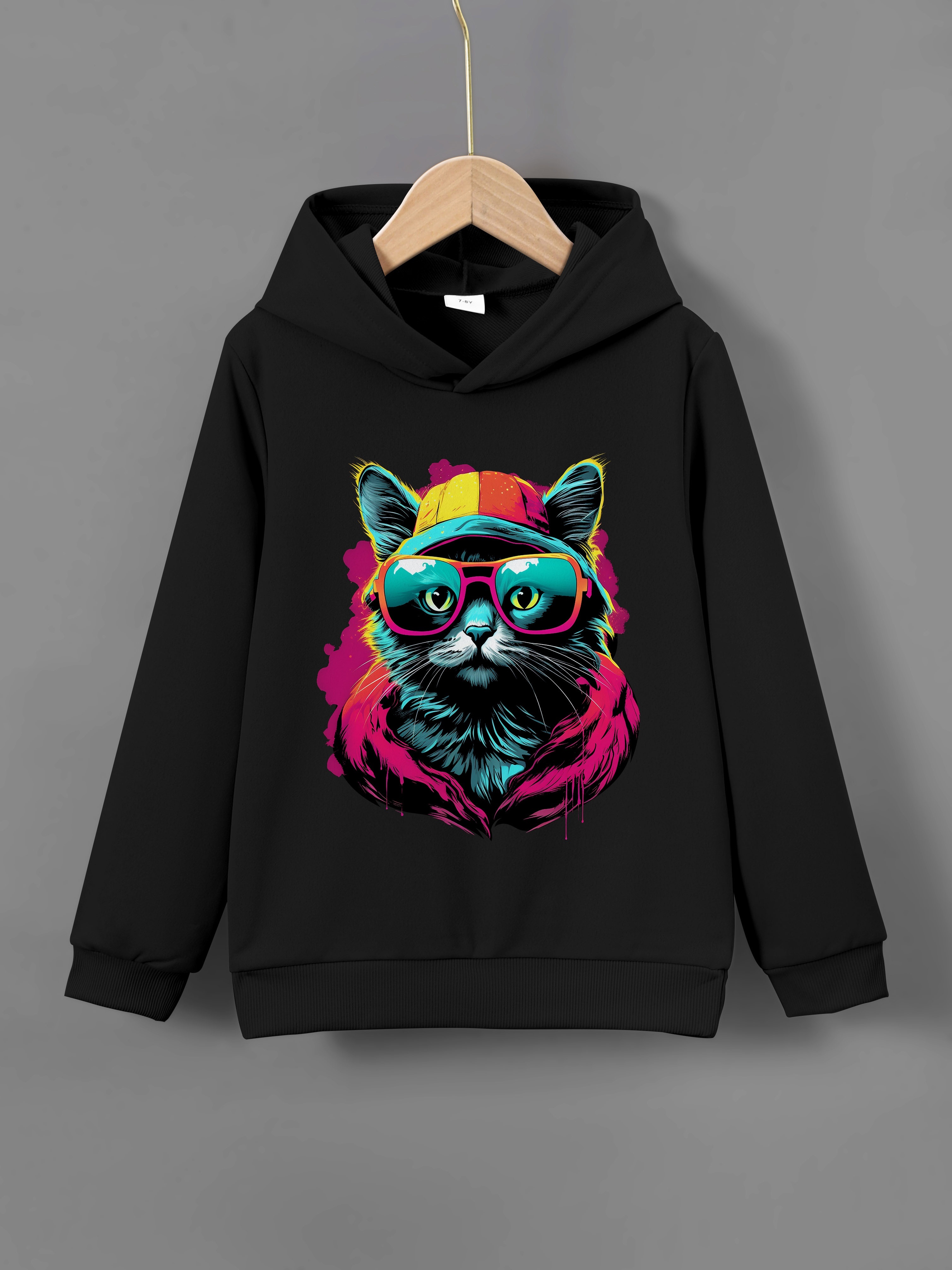 Cool discount cat hoodie