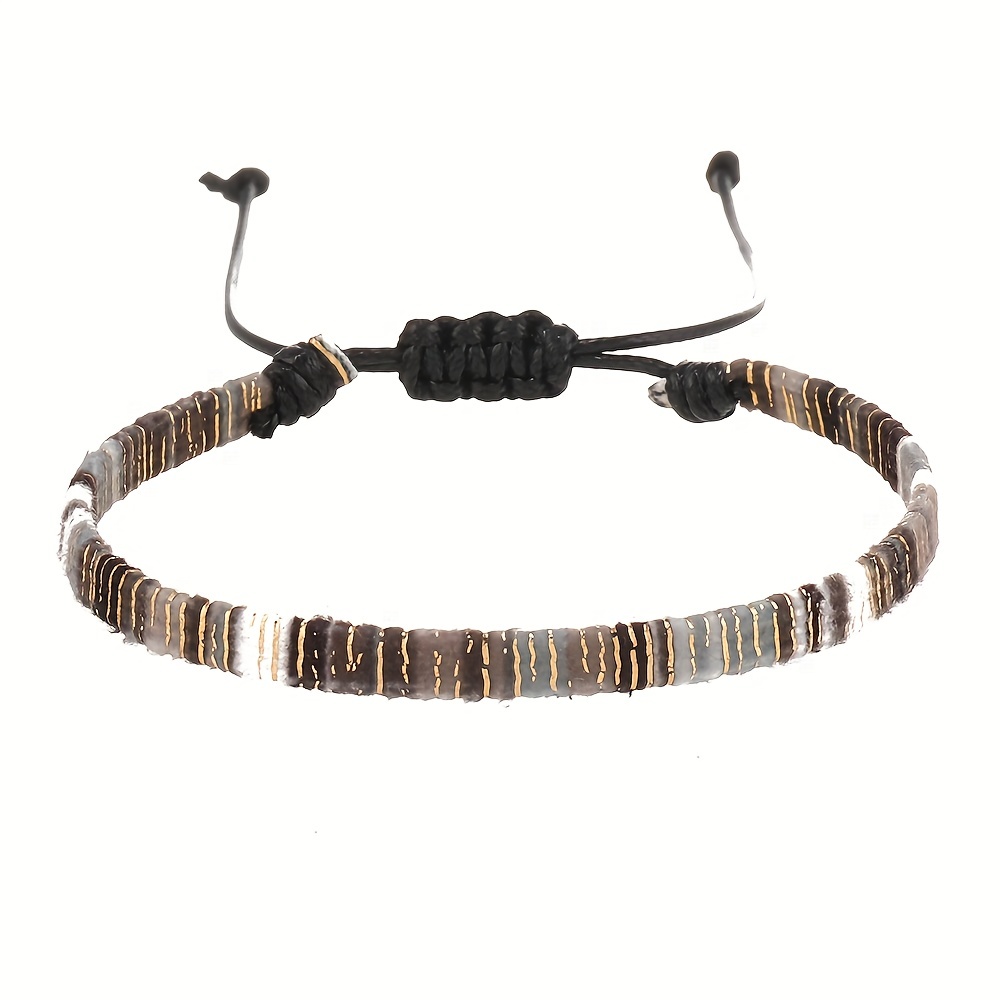 Colorful Woven Bracelet Anklet for Men