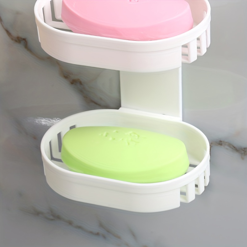 Plastic Cute Panda Soap Holder Double Layer Dish Box with Cover at Rs  65/piece in Surat