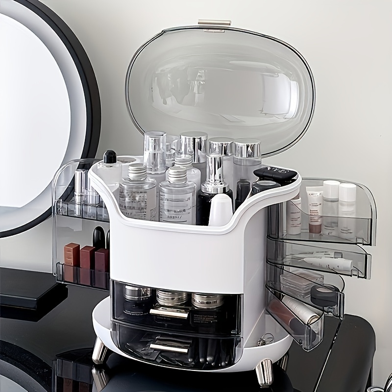 Cosmetic Storage Box Dust proof Light Luxury Makeup Box - Temu