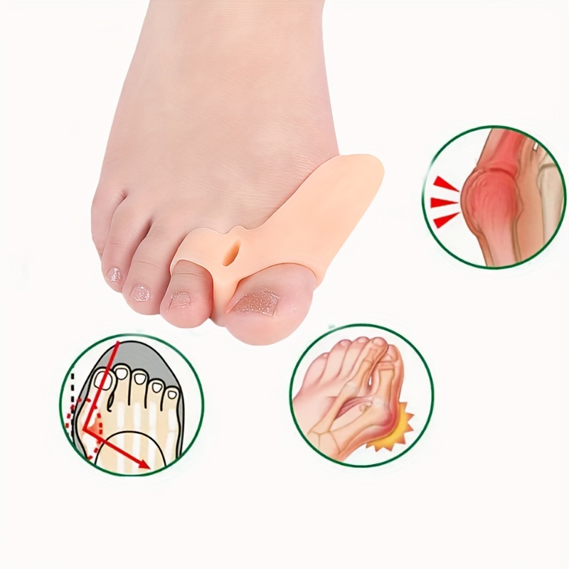 IYSHOUGONG Big Toe Hallux Valgus Corrector Silicone Feet Care SEBS Bone  Thumb Adjuster Correction Feet