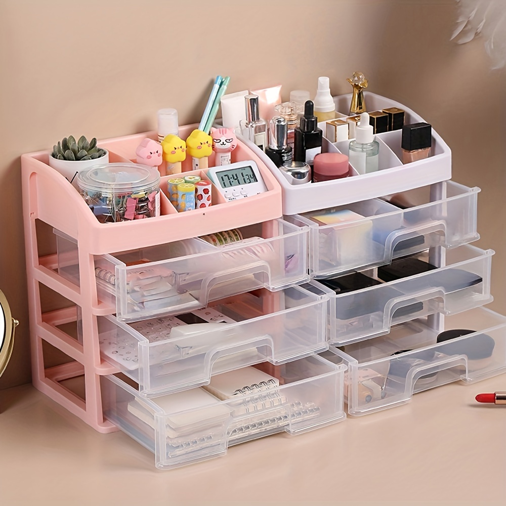 Makeup Organizer Office Desktop Organizer Drawer Desk Top - Temu