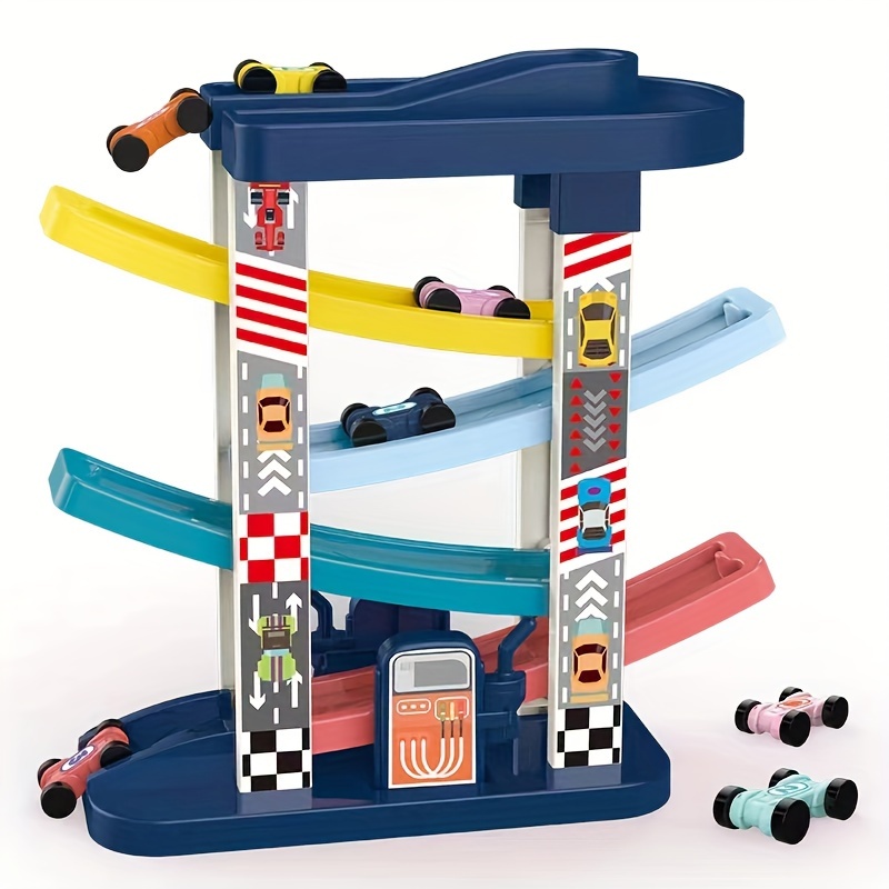 TOP BRILLANTS jouets pour tout-petit pour 1 garçon et fille de 2 ans  cadeaux piste de course en bois 712804285001
