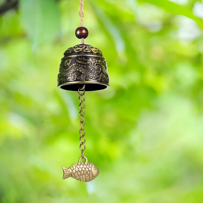 Vintage Dragon Bell Fengshui Wind Chimes Good Luck Hanging - Temu