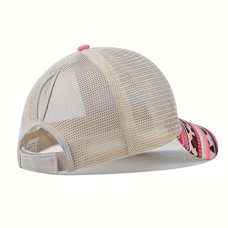 Mesh Baseball Cap Breathable Sun Hat Golf Sports Trucker Cap Dad Hat