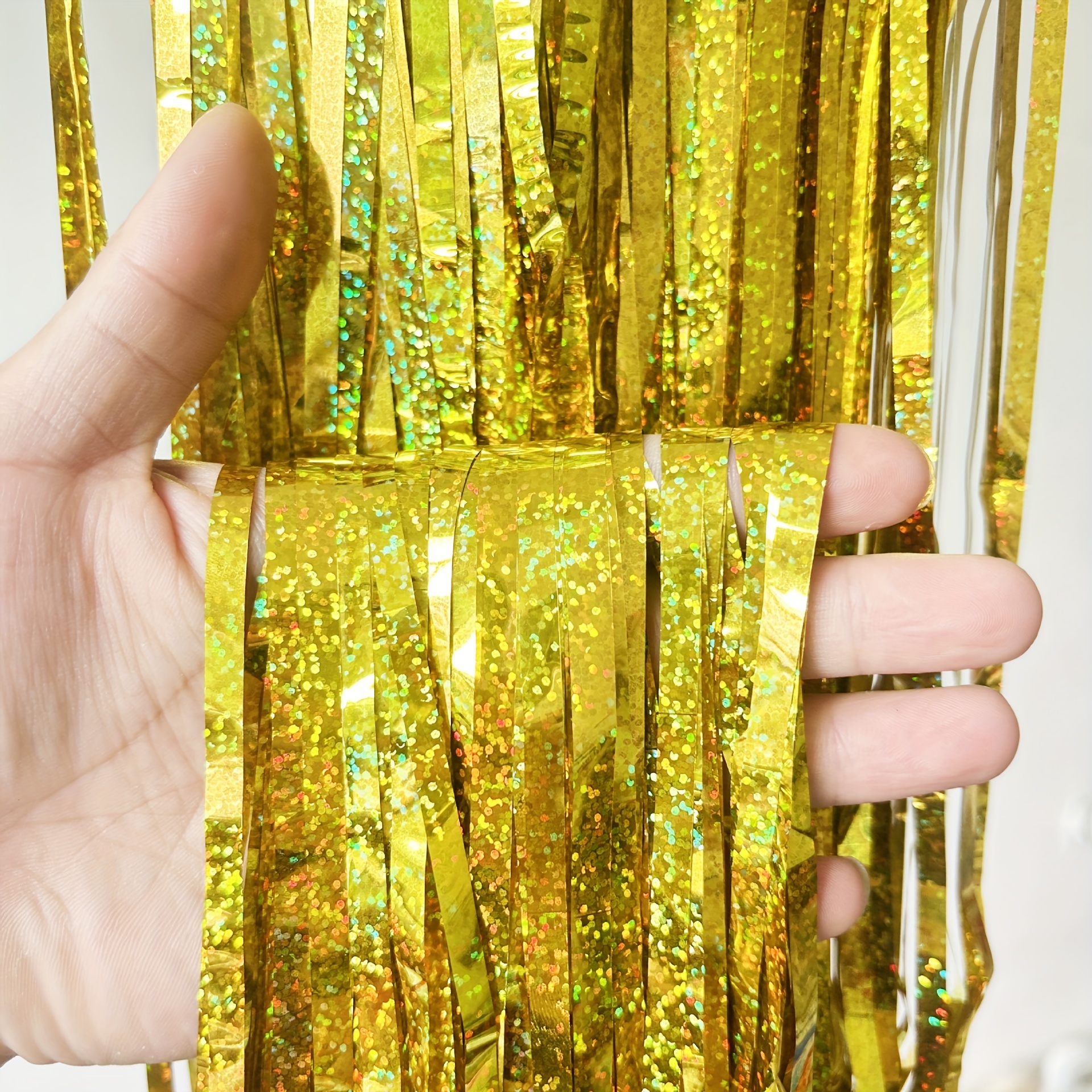 Buy Gold Birthday Decorations Glitter Party Metallic Tinsel Foil