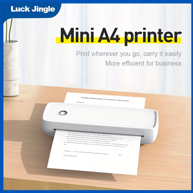 PeriPage 1pc HD 304dpi Mini wireless portable printer protects a