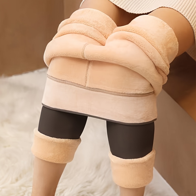 Warm High Stretch Pantyhose Comfy Fleece Lined Thermal - Temu