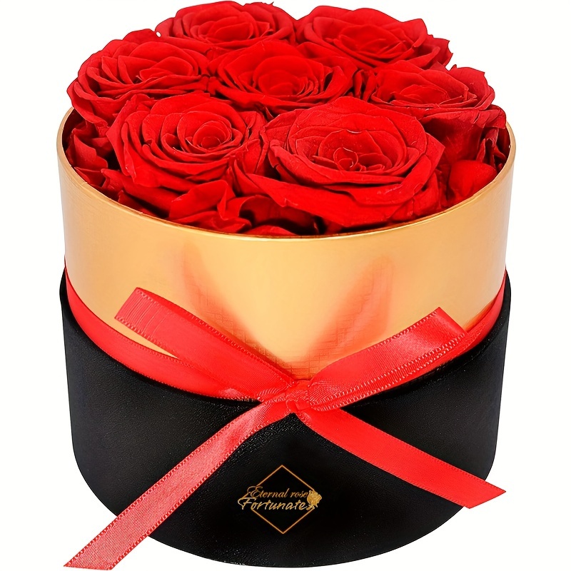Regalos de cumpleaños para mujeres, regalos del día de San Valentín para  ella, regalos de mujer para San Valentín, regalos de rosa roja preservada