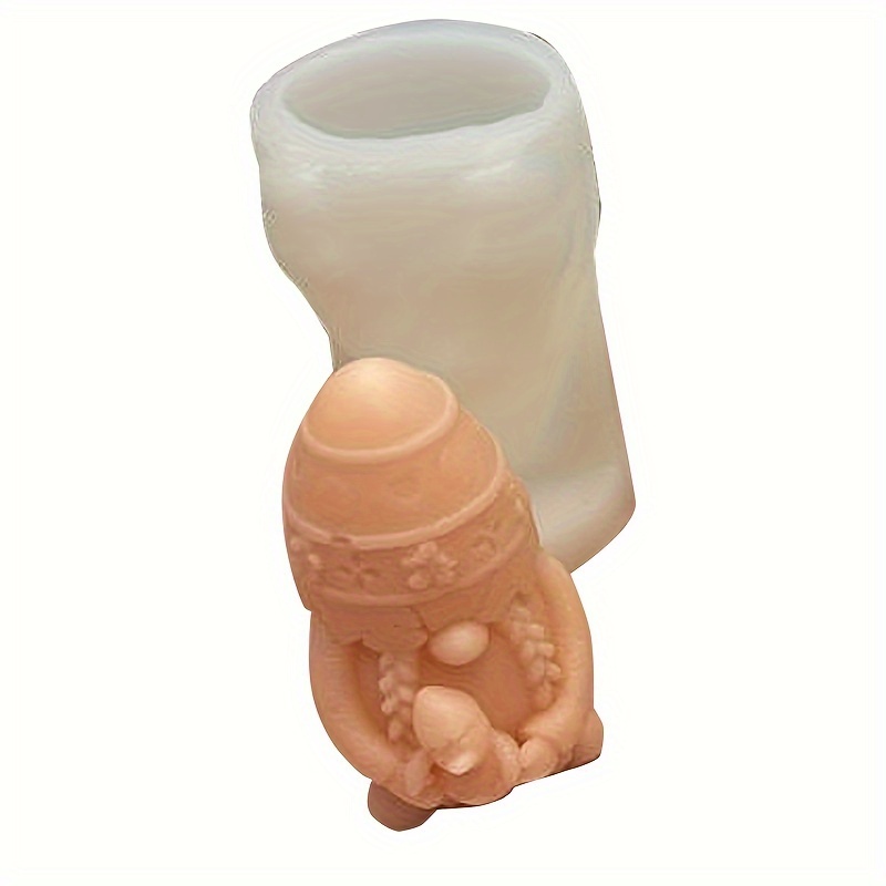 1pc less doll dwarf candle mold resin - Temu