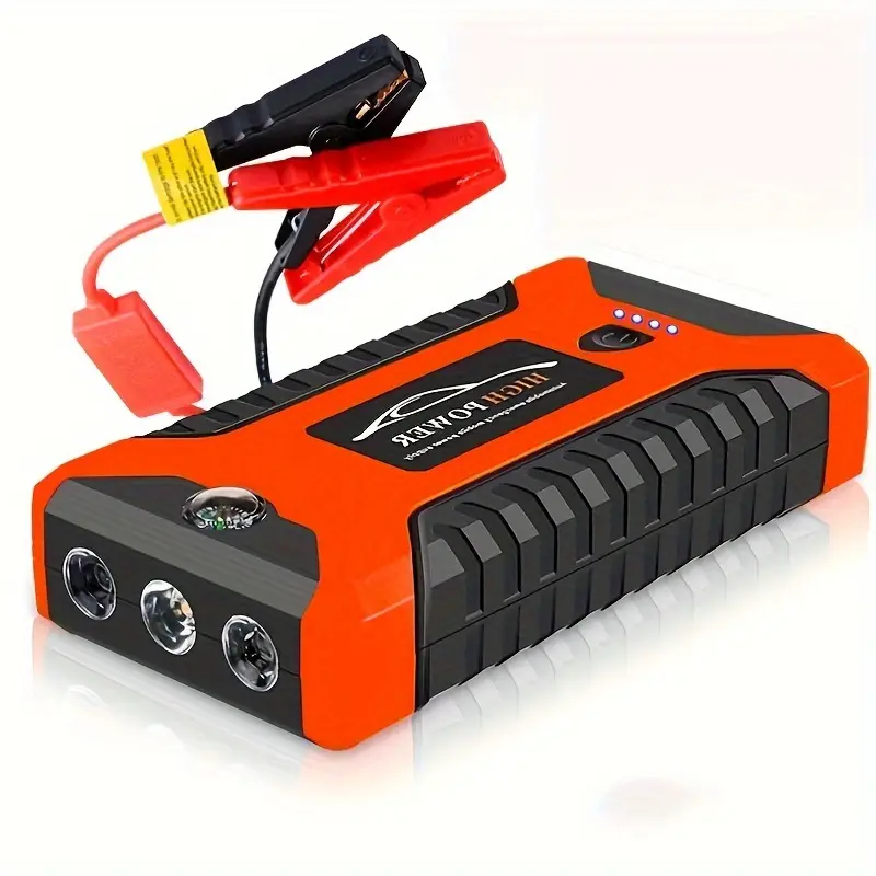 12000mah Jump Starter, 600a Portable Car Battery Booster Charger, Booster Power Bank Starting Device Car -
