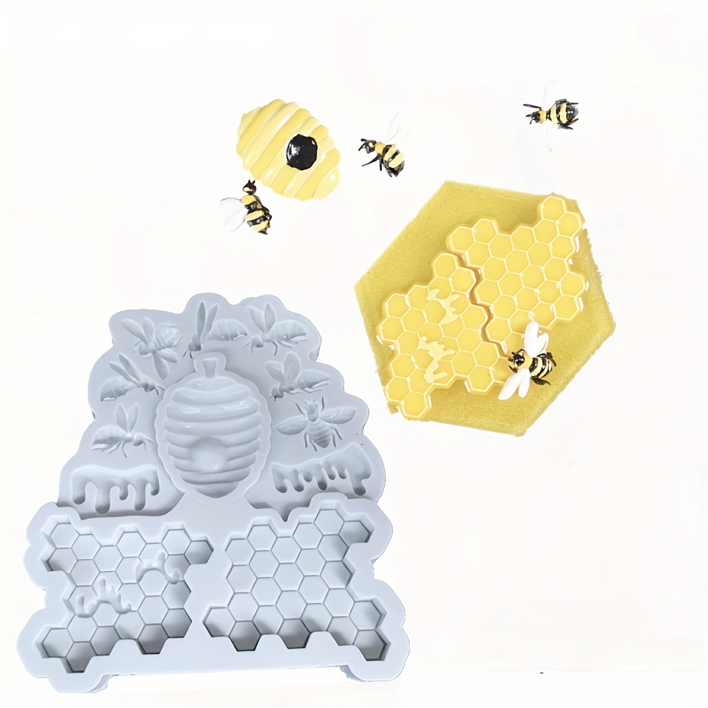 Honeycomb Bee Chocolate Mold 3d Silicone Mold Honey Bee - Temu