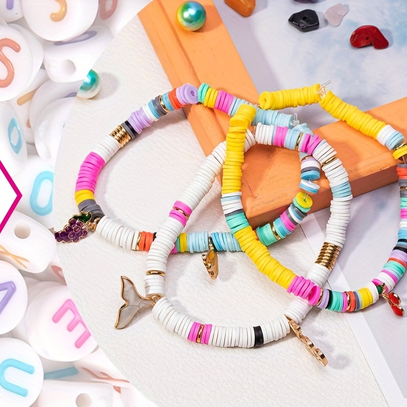 4000pcs Clay Beads Set for Bracelet Making Kit