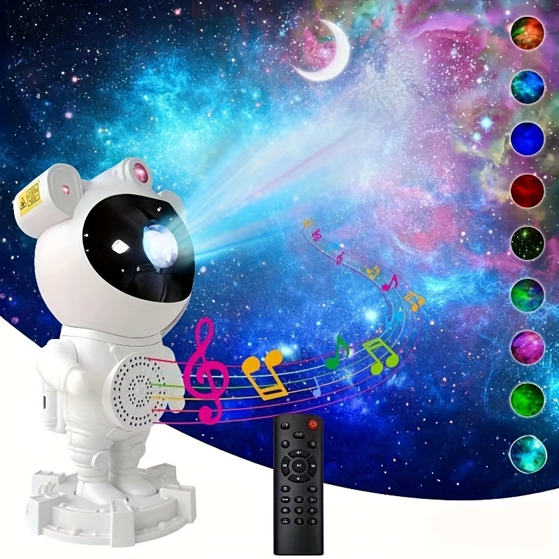Projecteur d'étoiles et de galaxie, ciel étoilé, lampe d'astronaute,  luminaire décoratif d'intérieur, idéal comme cadeau
