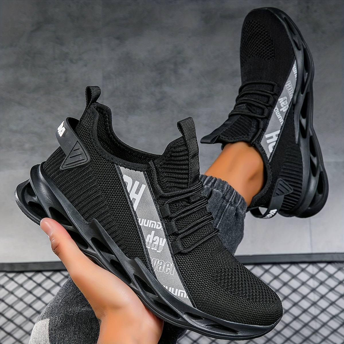 Baskets Sneakers Homme In Extenso Taille 43 - Noir, Très Bon état, Pour Le Sport Et Le Casual