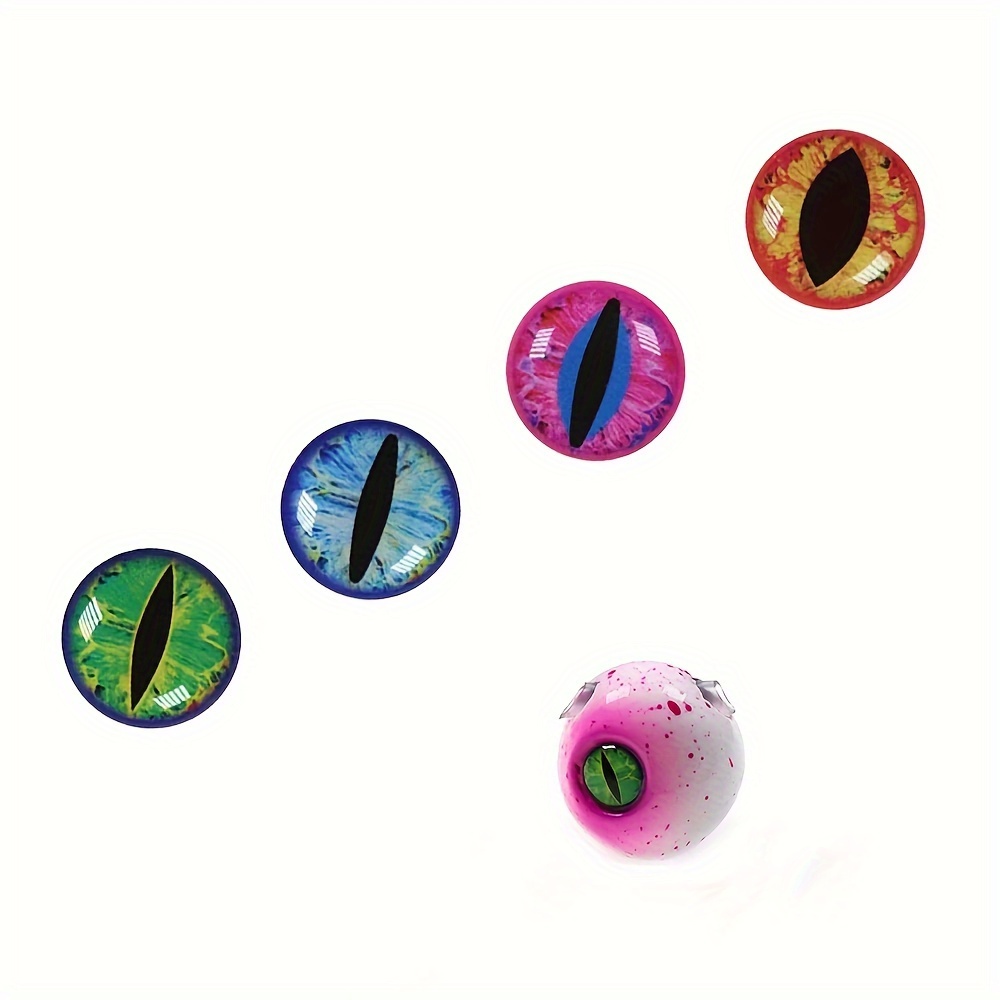 50pcs/lot Fishing Lure Eyes Holographic 5D 3mm 6mm 9mm 12mm