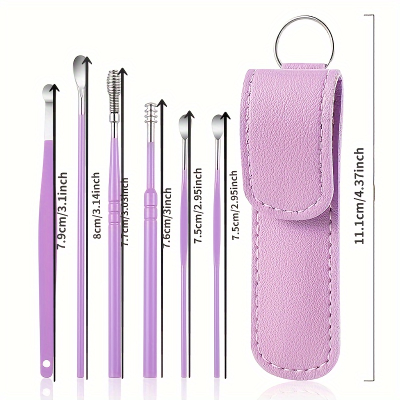 Mitsico Ear Wax Removal Kit, Ear Wax Removal 6-In-1 Ear Pick Tools Reusable  Ear Cleanerset at Rs 27/piece, वैक्स रिमूवर in Surat