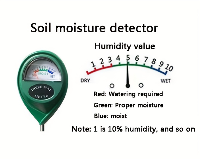 ONEDONE Medidor de humedad, medidor de humedad del suelo para plantas de  casa, medidor de humedad de plantas con paño de limpieza, medidor de agua