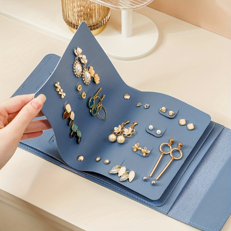 1pc Anti-tarnish Jewelry Storage Box With Lock, For Earrings
