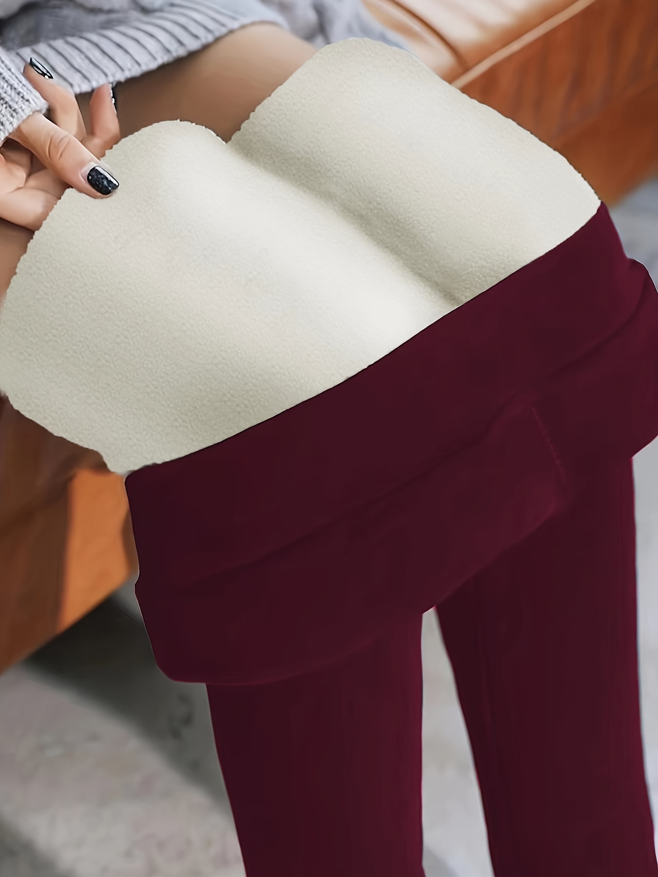 Comfort Thermals for Women Plus Size German Velvet Lingerie Fleece