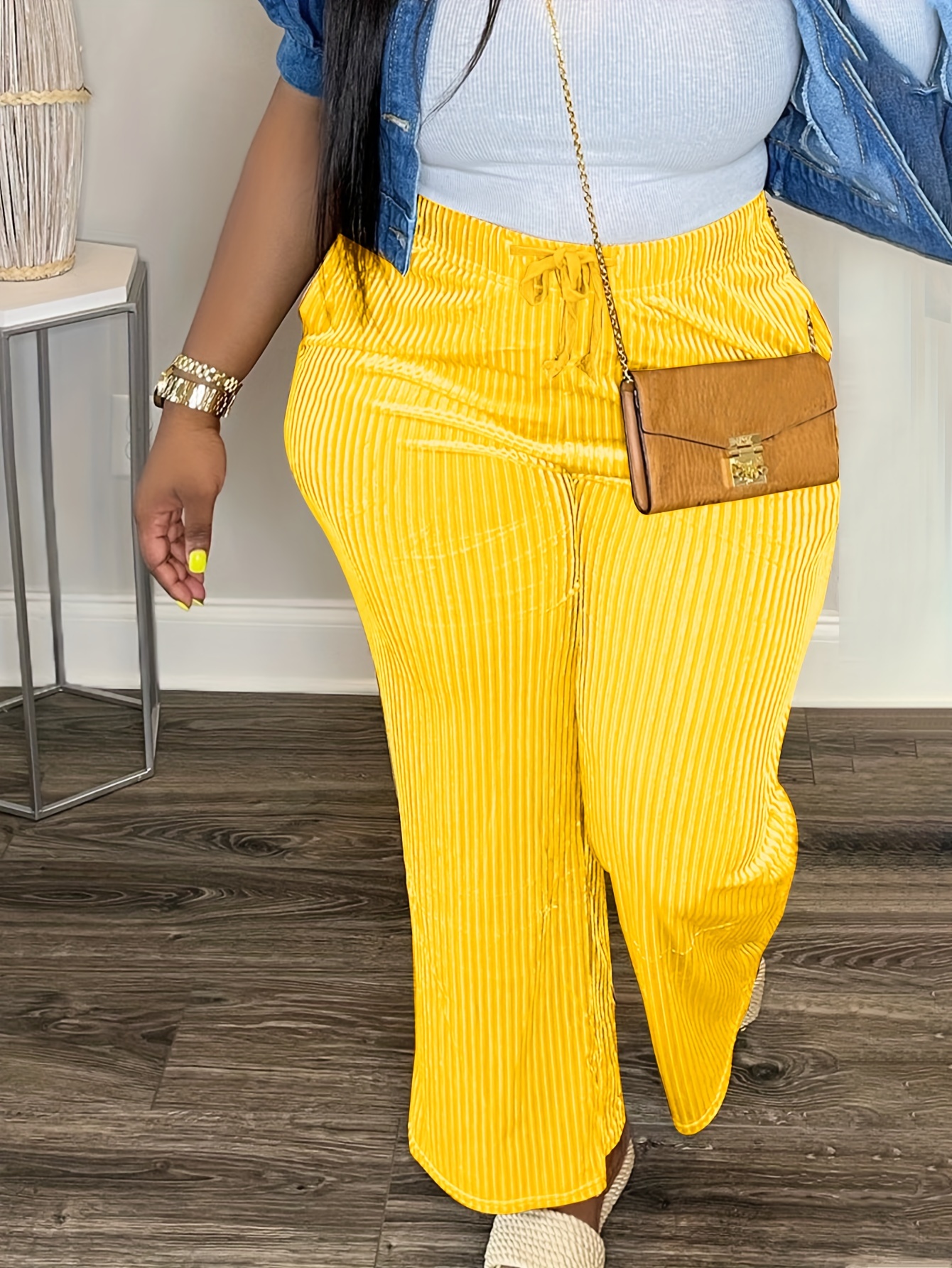 70's Mustard Velvet Pants 