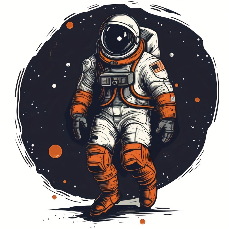 1pc Dibujos Animados Lindo Astronauta Espacio Astronauta - Temu