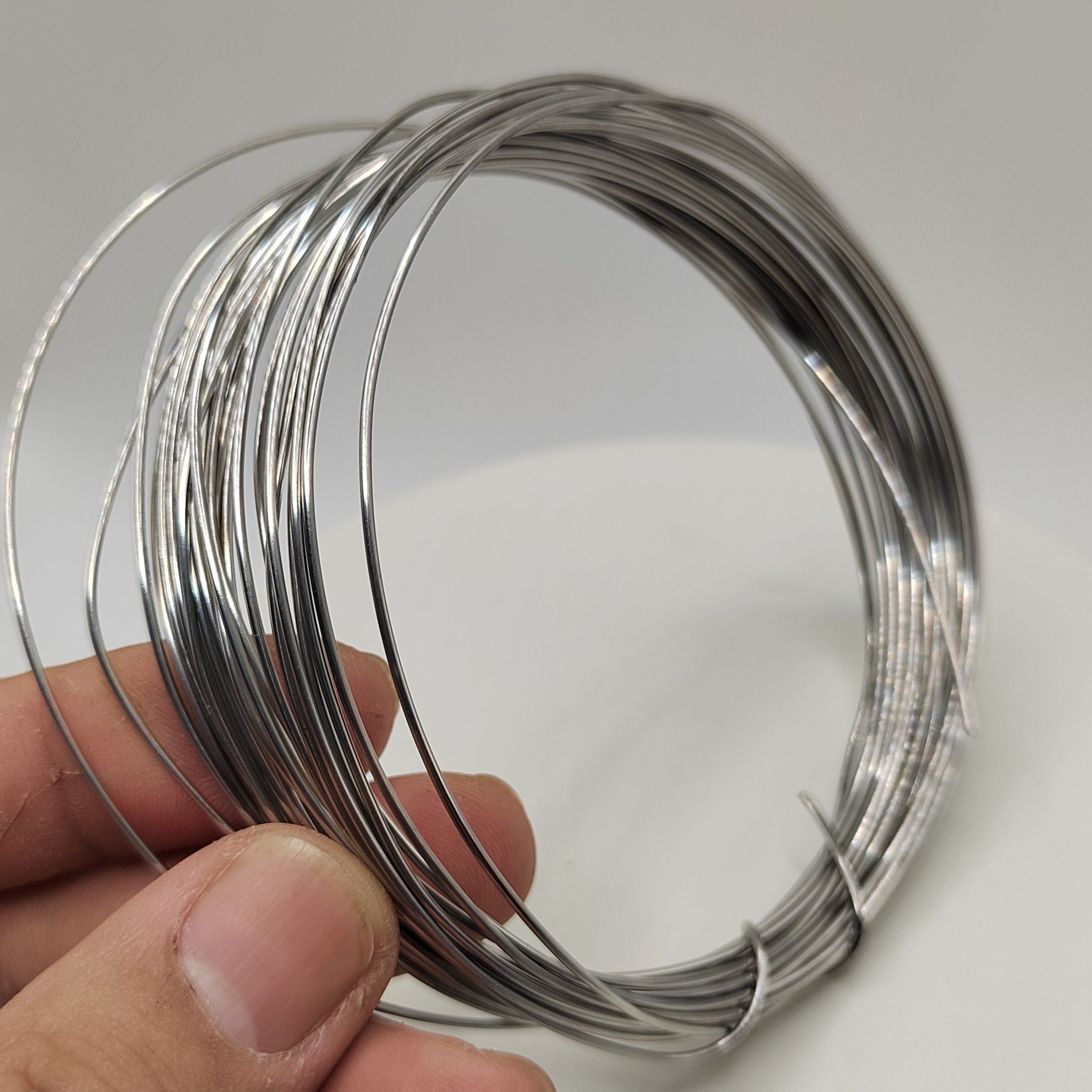 50M Craft Wire 0.7mm 20 Gauge Jewellery Modelling Bendy Silver