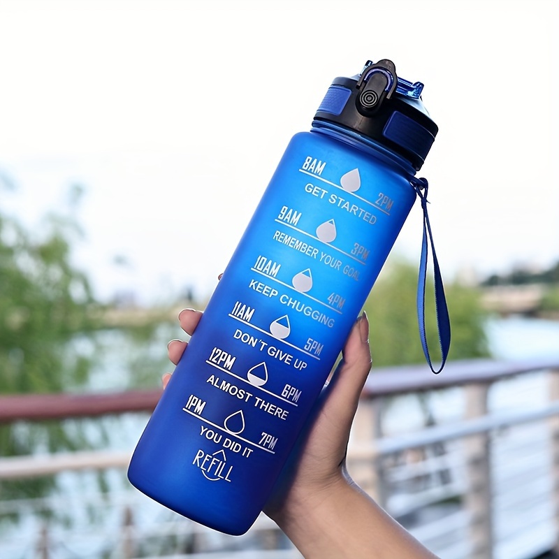 bpa free water bottle time marker