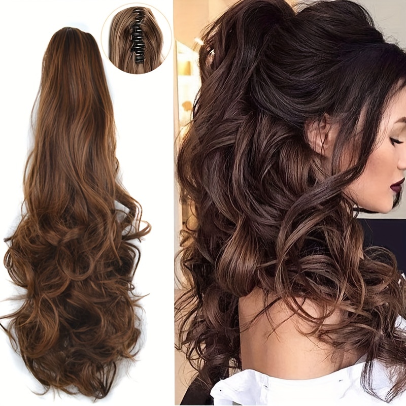 20 inch Clip in hair extensions Fake Hair Synthetic Hair 20 inch