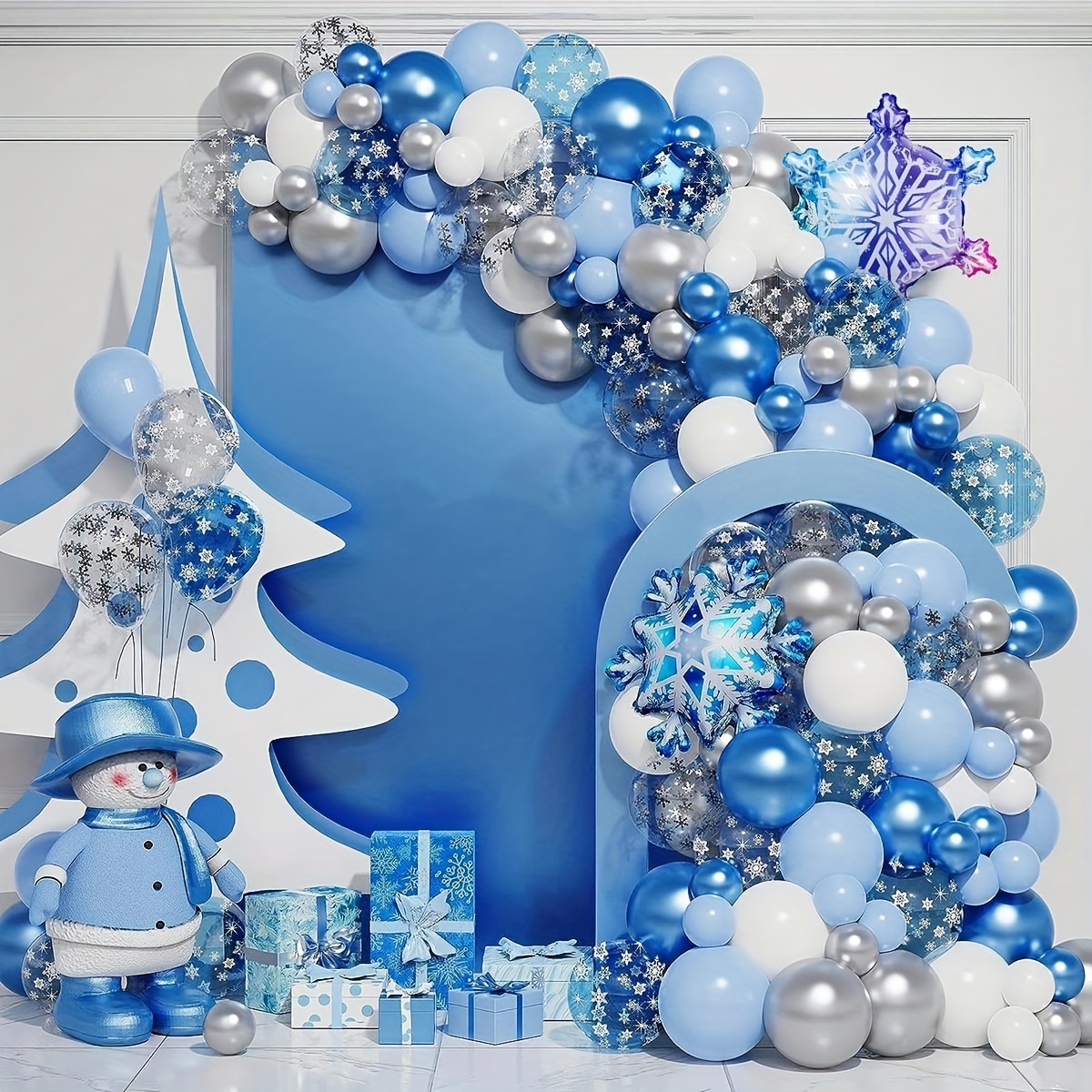▷ Set de 6 Globos 18 Cumpleaños Azul 30 cm- ⭐Miles de Fiestas