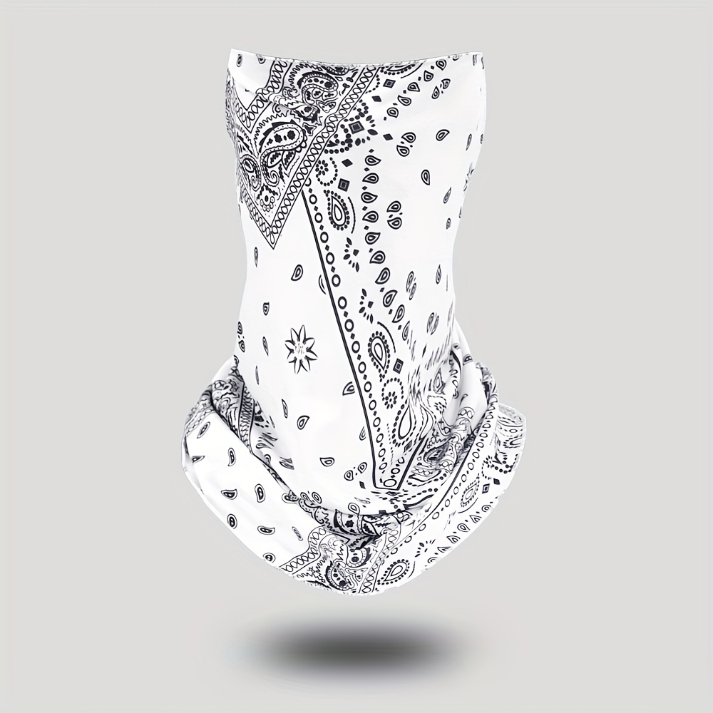 2pcs Paisley Print Sunscreen Mask, Unisex Balaclava