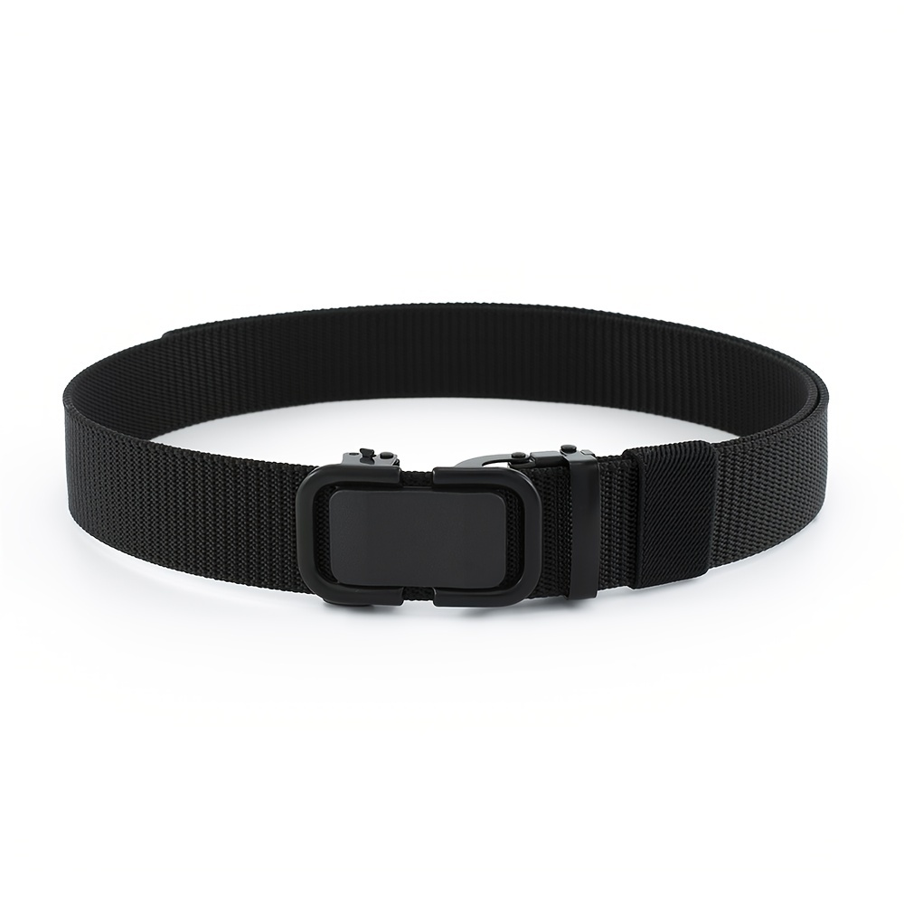 Nylon Elastic Tactical Belt with Metal Buckle