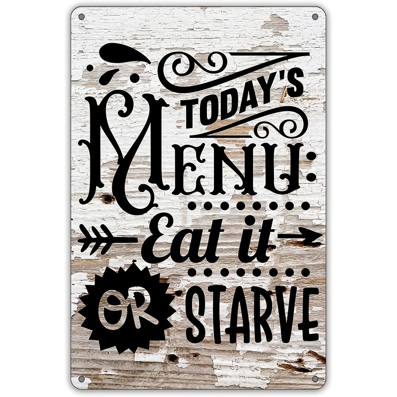 Funny Kitchen Quote Metal Tin Sign Wall Decor Kitchen Rules Sign For Home  Kitchen Coffee Shop Decor Gifts
