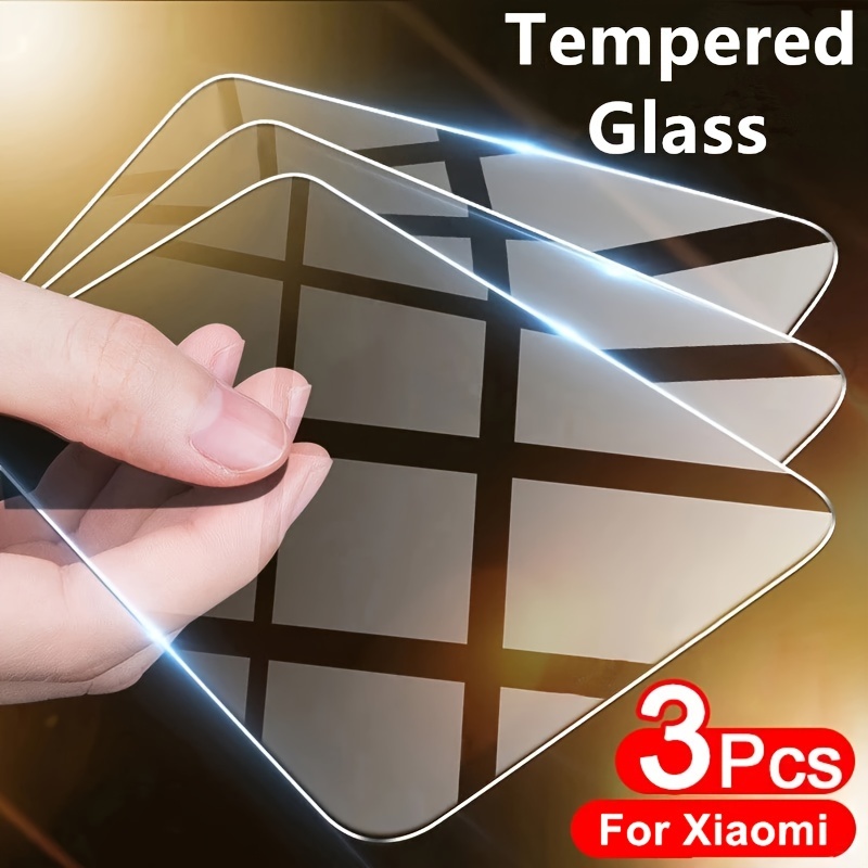 

3pcs Clear [9h Hardness] Tempered Glass Film For Xiaomi Redmi Note 10/11/12 Pro/10s/12s Screen Protector For Redmi 10/10a/10c/12c Films Military-grade Protection Bubble-free