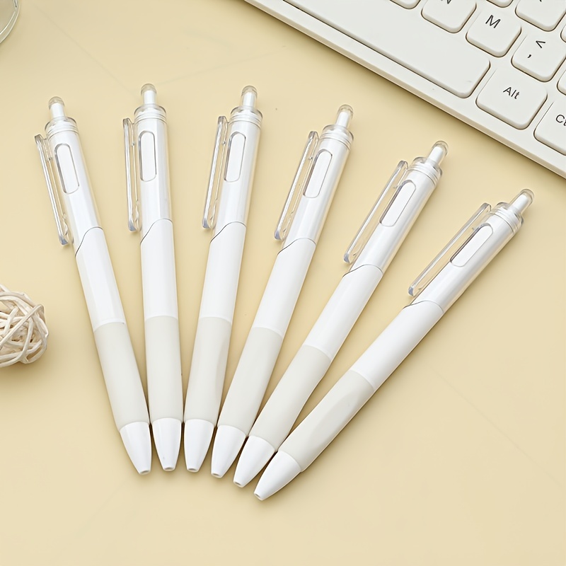 White Colored Gel Pens White Ink Marker Ballpen School - Temu